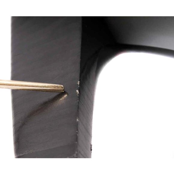 MARTINEZ VALERO Black Suede Almond Toe Heel Pumps - Picture 8 of 8